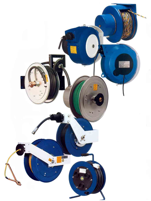 Spring Operated Cable  / Hose Reeling Drums